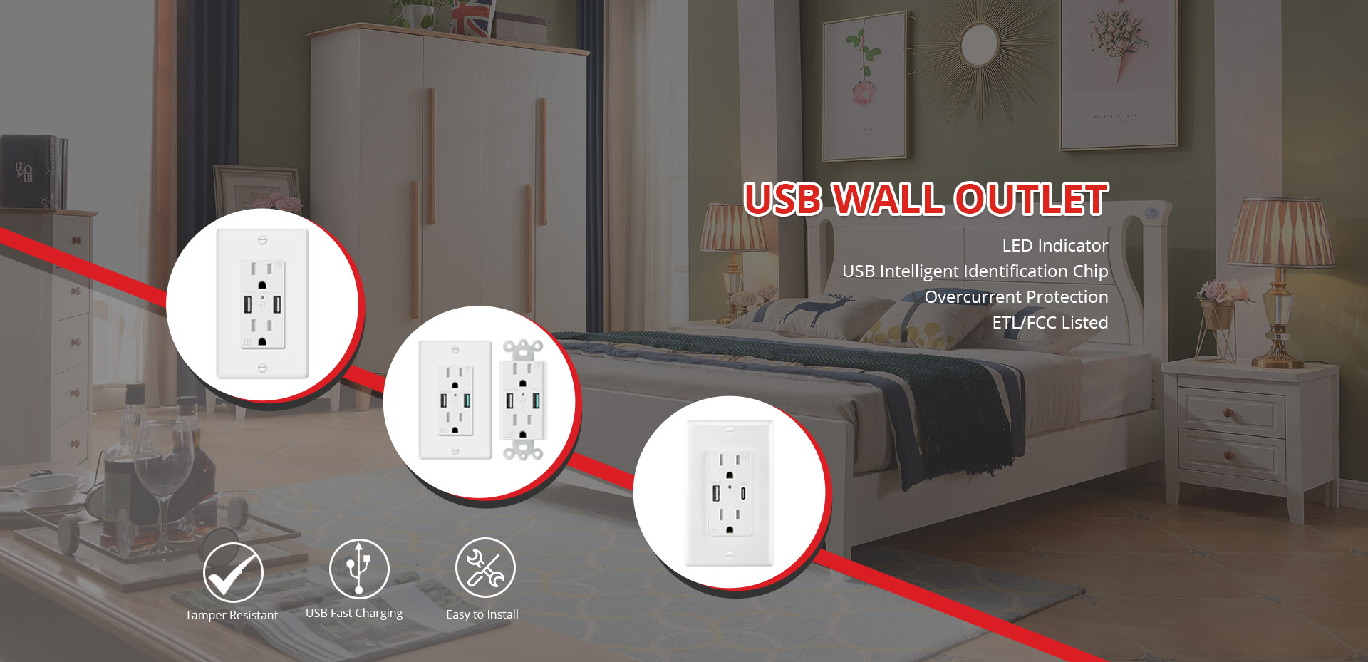 USB Wall Outlet