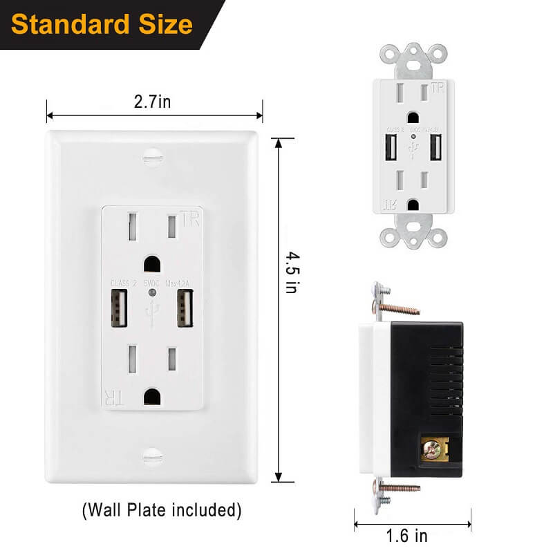 USB Wall Outlet KU-15T USB Wall Outlet KU-15T