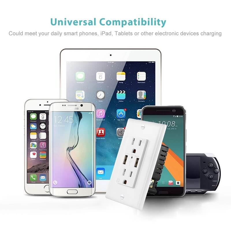 USB Wall Outlet KU-15T USB Wall Outlet KU-15T