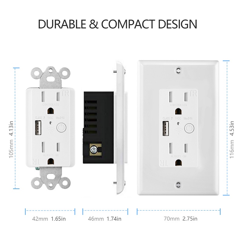WiFi Wall Outlet KS-15TW WiFi Wall Outlet KS-15TW