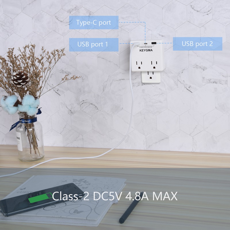 Type-C Wall Outlet KPU-15 Type-C Wall Outlet KPU-15