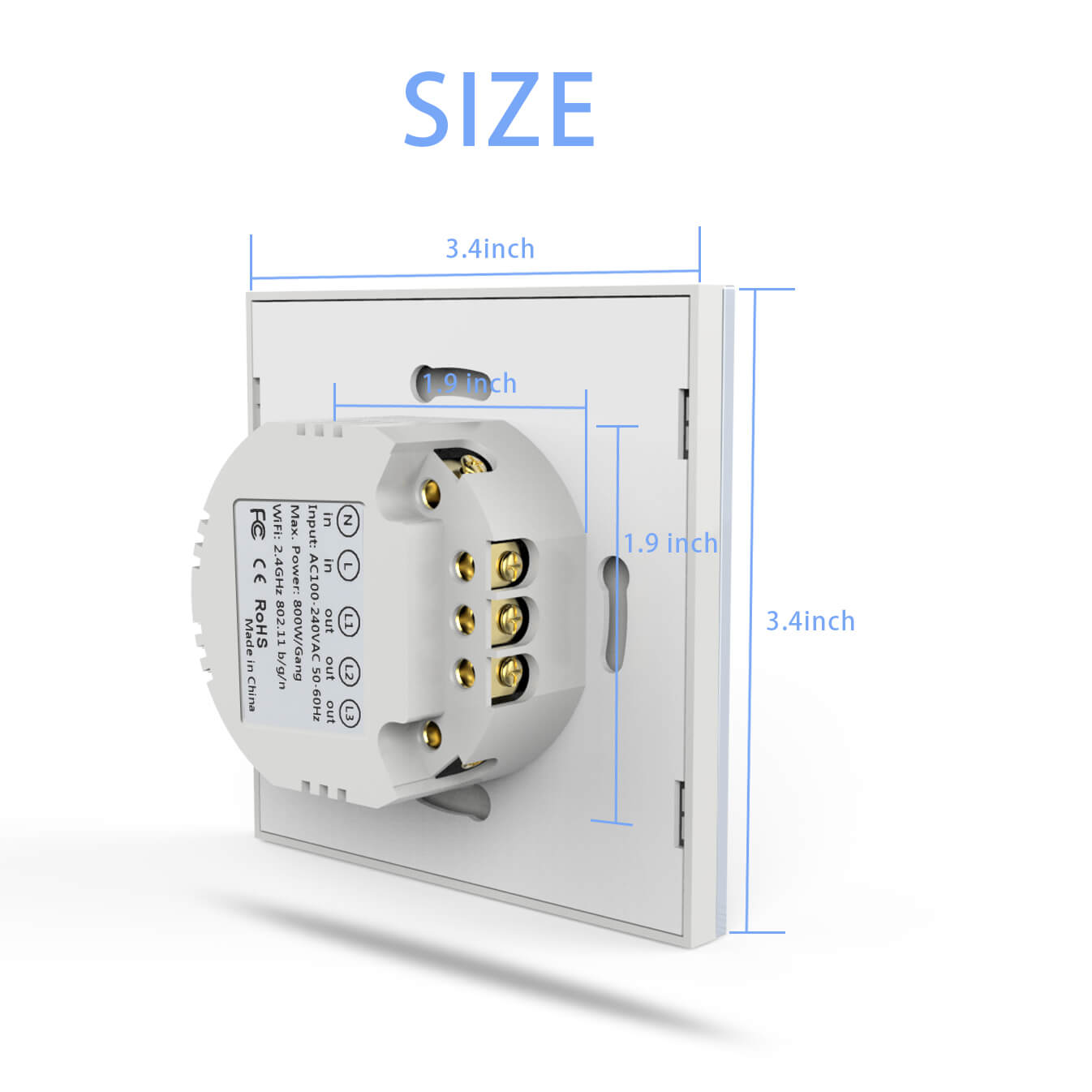WiFi Light Switch HWL02-EU WiFi Light Switch HWL02-EU
