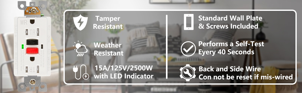 20A GFCI Outlet KG-20T 20A GFCI Outlet KG-20T