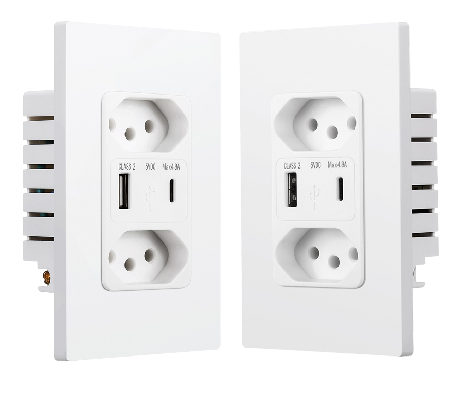 Brazil Type-C Power Socket 5V 4.8A Brazil Type-C Power Socket 5V 4.8A