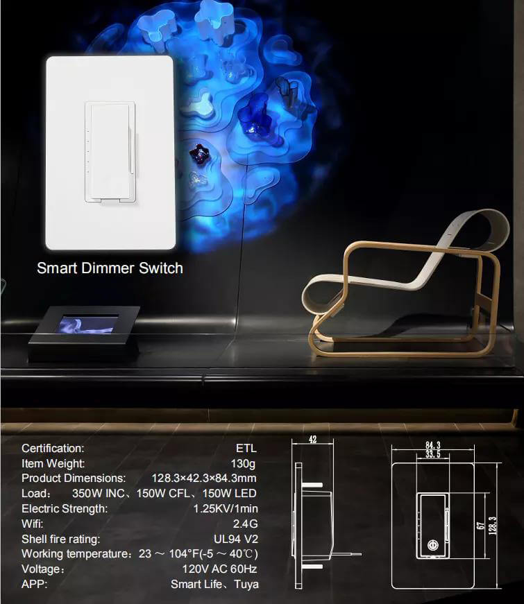 Wi-Fi Smart Dimmer Switch Wi-Fi Smart Dimmer Switch
