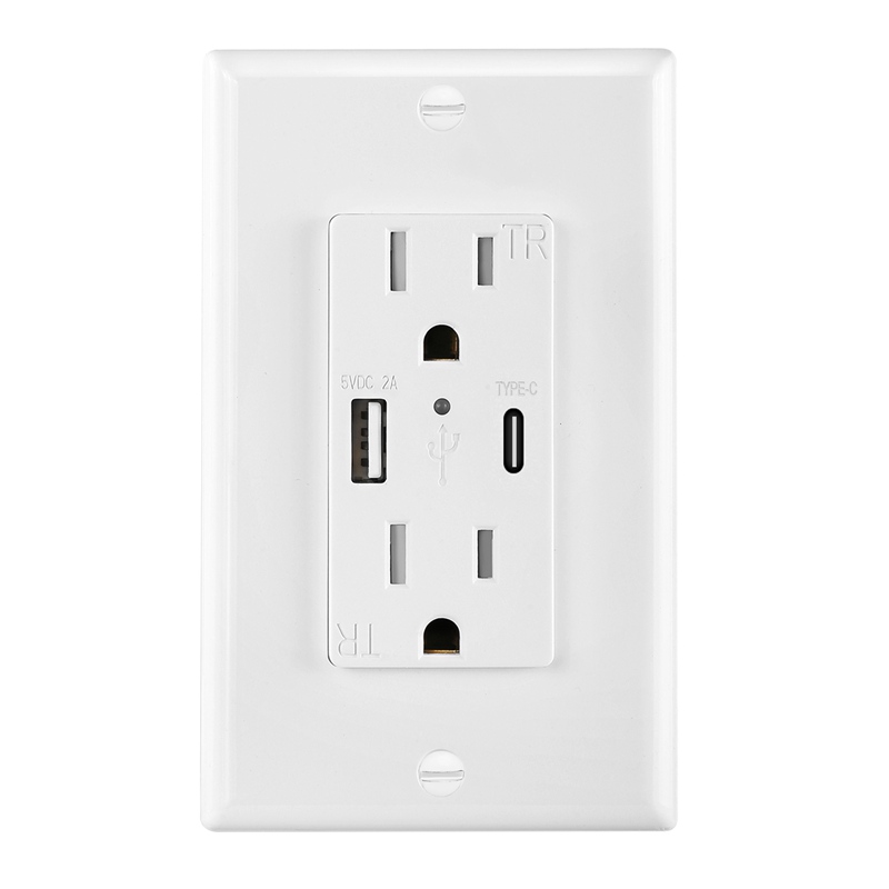 Type-C Wall Outlet KU-15T-C