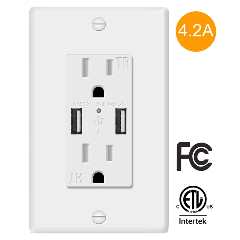 USB Wall Outlet KU-15T