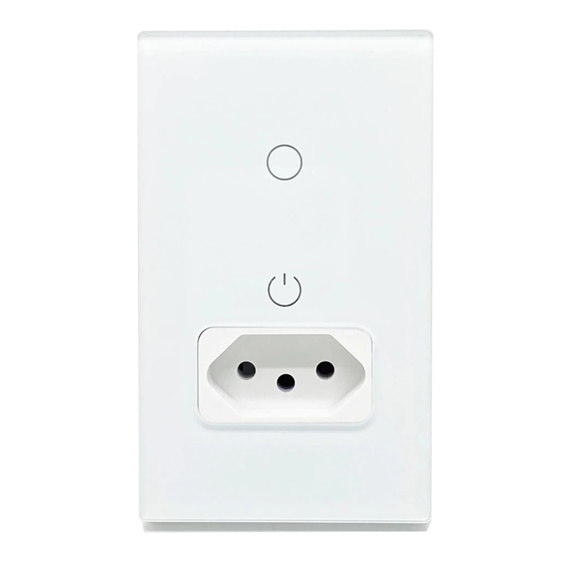 Brazil Smart Light Switch Socket Combo KS-BR10AS1