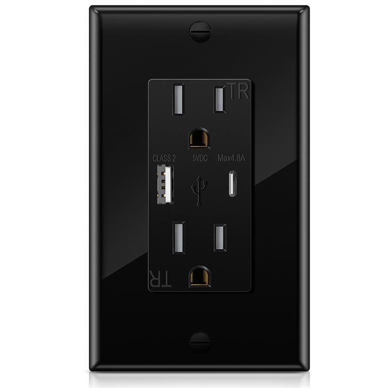Type-C Wall Outlet KU-15T-C